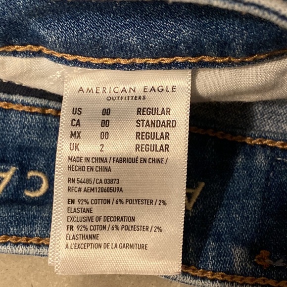 american eagle 00 super stretch jean skirt - Picture 10 of 10